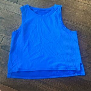 Blue lululemon tank top
